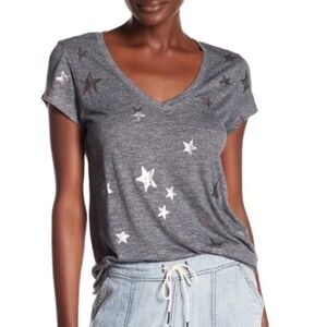 Michael Stars Metallic Graphic Tee XS